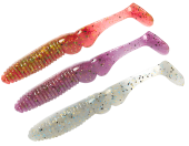 Виброхвосты съедоб. искусст. LJ Pro Series MISTER GREEDY 3.9 in