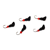 Мормышка литая с бисером (черная) ''Муравей № 1'' MMurBl