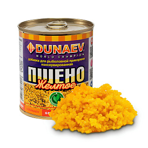 Добавка для прикормки ''DUNAEV'' ж/б 320 мл. Пшено желтое
