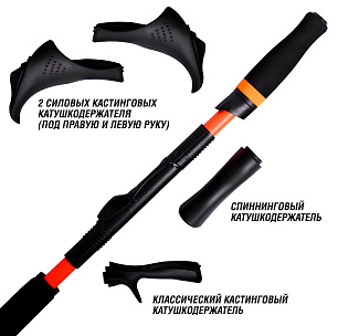 Удилище каст. Maximus SOM FISHING 18H Transformer 1,8m 250g